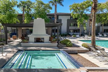 Resort-style pool and spa